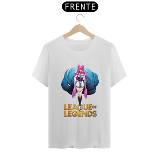 Nome do produtoCamiseta - Ahri Florescer Espiritual (League of Legends)