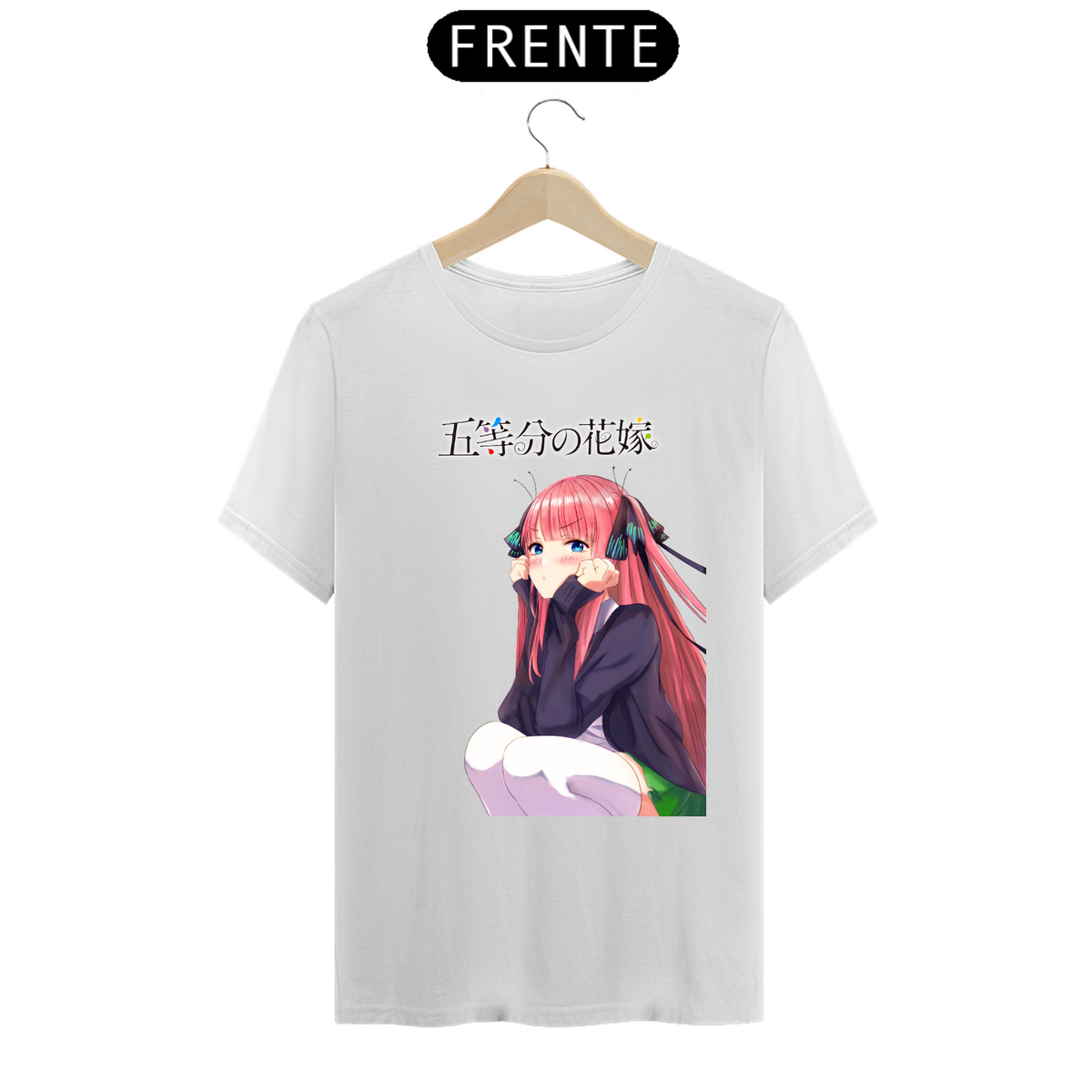 Nome do produto: Camiseta - Nino Nakano (The Quintuplets)