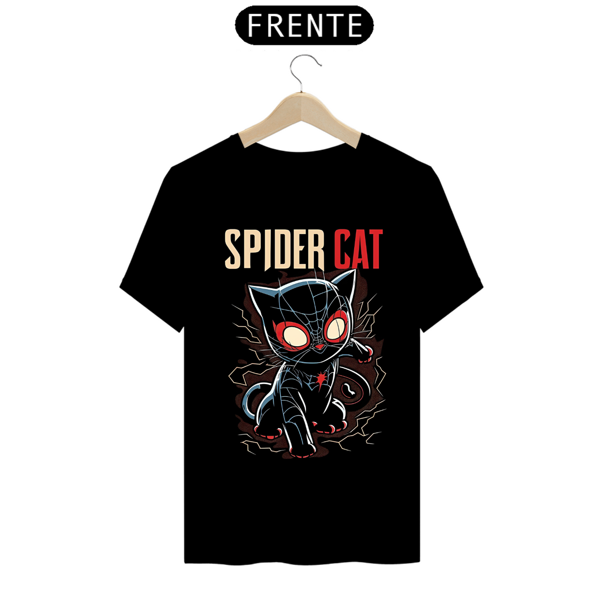 Nome do produto: Camiseta - Spider Cat