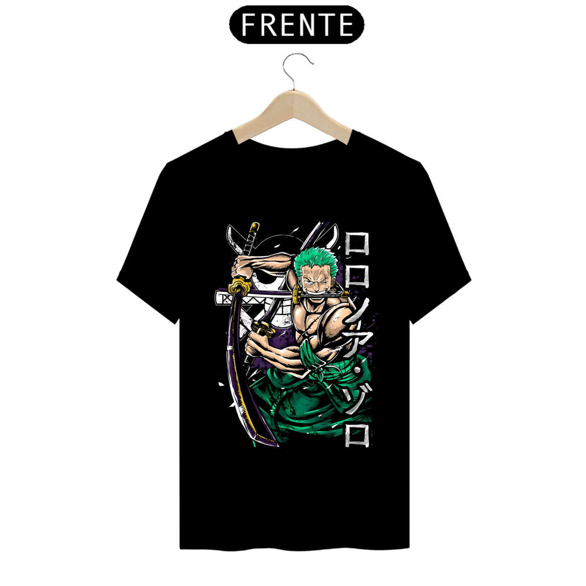 Nome do produto: Camiseta - Zoro (One Piece)