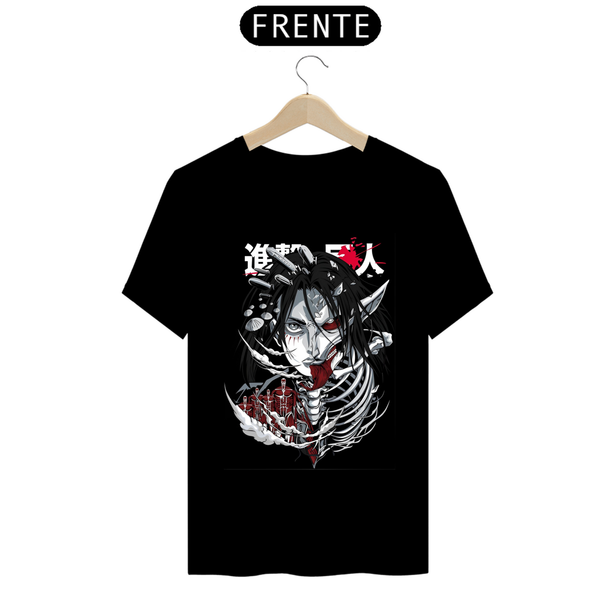 Nome do produto: Camiseta - Eren Yeager (Attack on Titan)