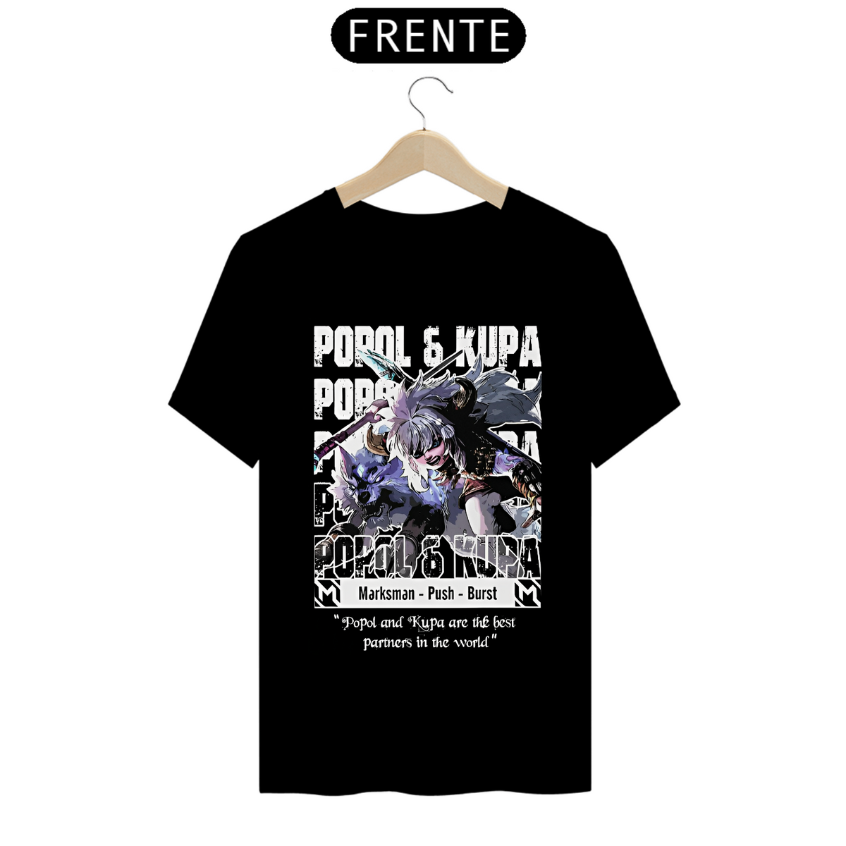 Nome do produto: Camiseta - Popol & Kupa (Mobile Legends)