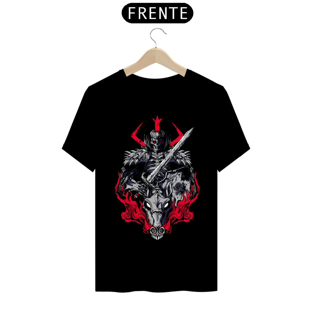 Nome do produto: Camiseta - Skull Knight (Berserk)