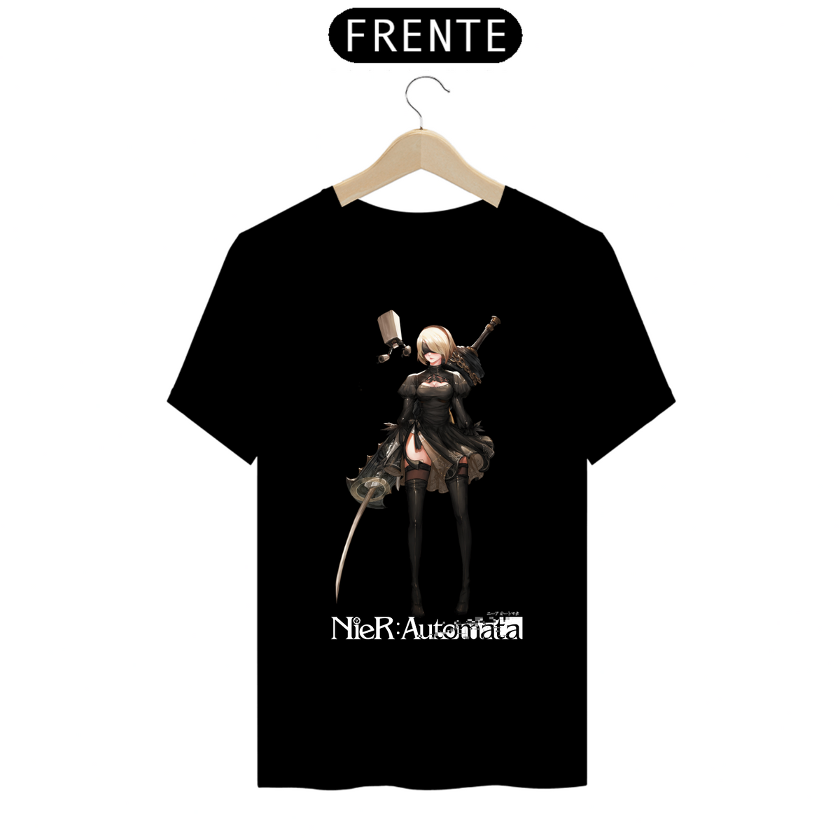 Nome do produto: Camiseta - 2B (Nier Automata)