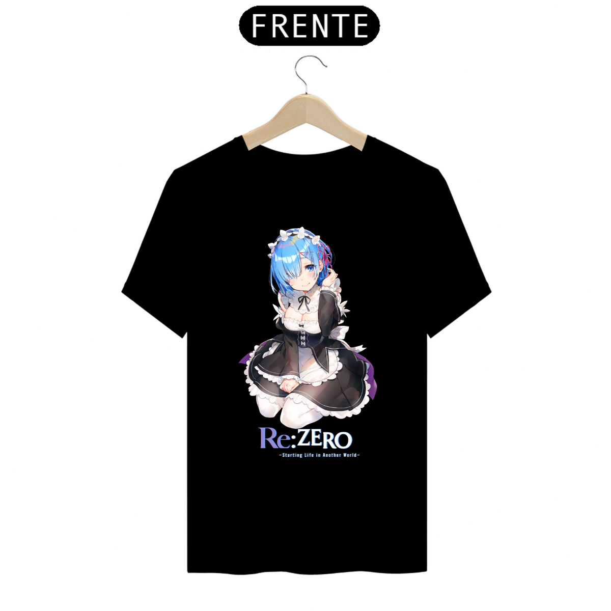 Nome do produto: Camiseta - Rem (Re:Zero)