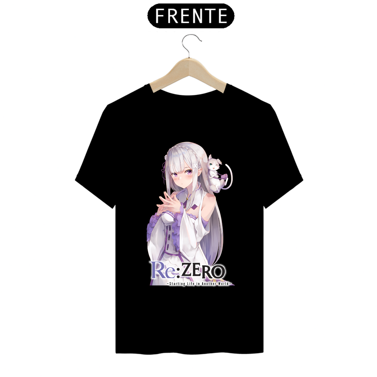 Nome do produto: Camiseta - Emilia (Re:Zero)