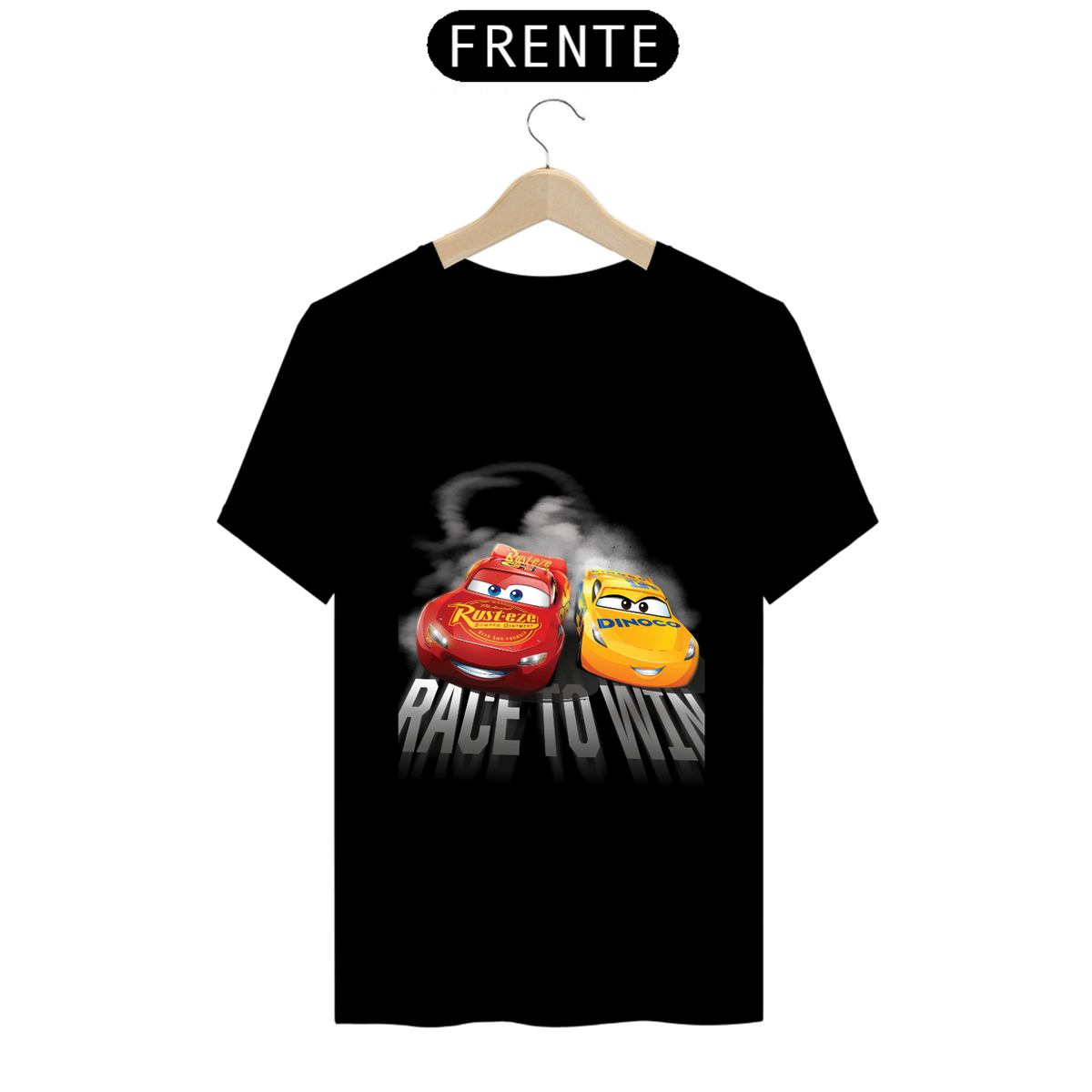 Nome do produto: Camiseta - Race to Win (Carros Disney)