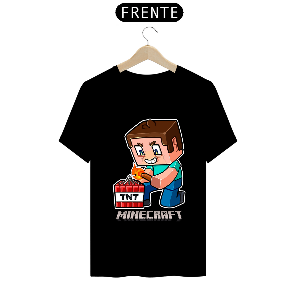 Nome do produto: Camiseta - TNT Steve (Minecraft)