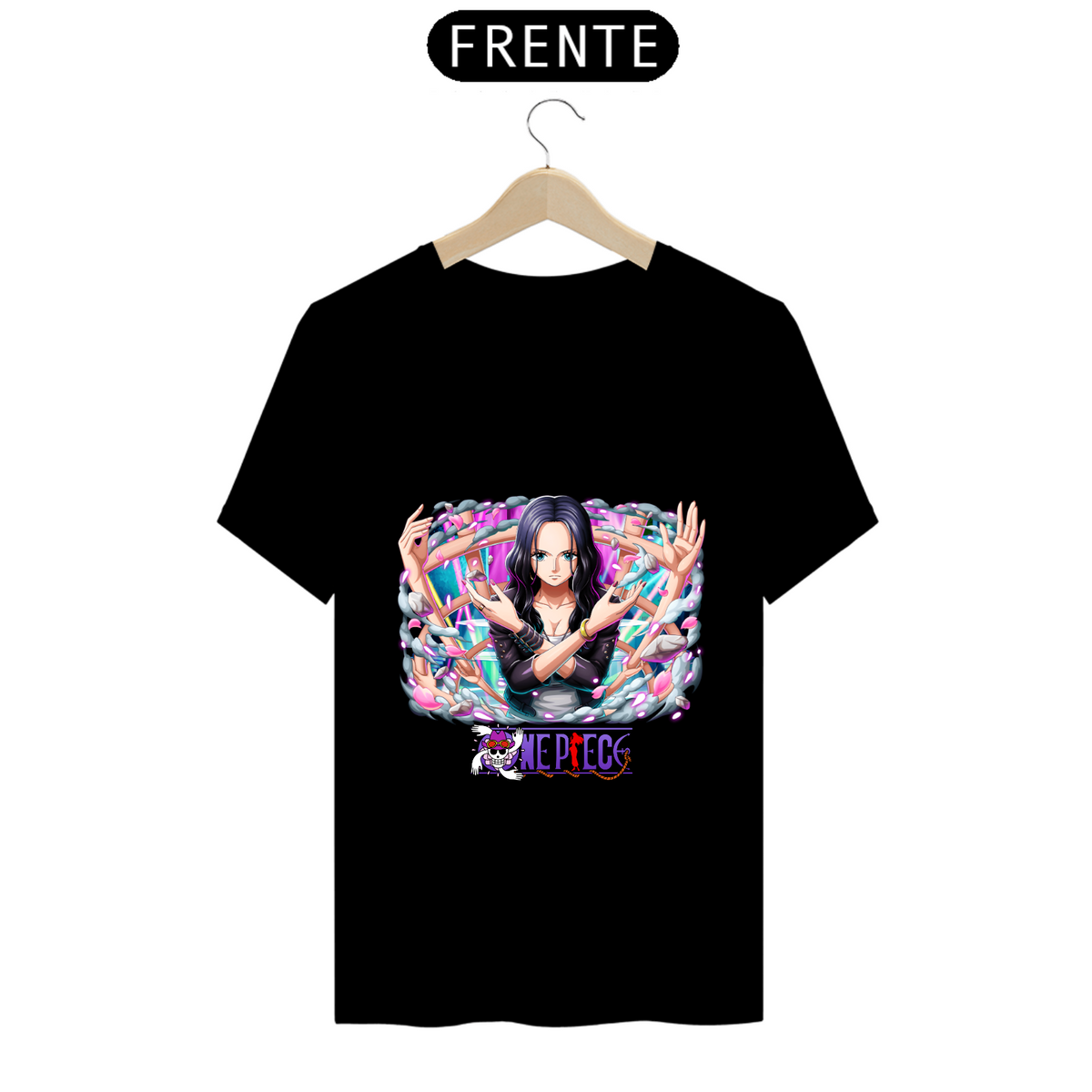 Nome do produto: Camiseta - Nico Robin (One Piece)