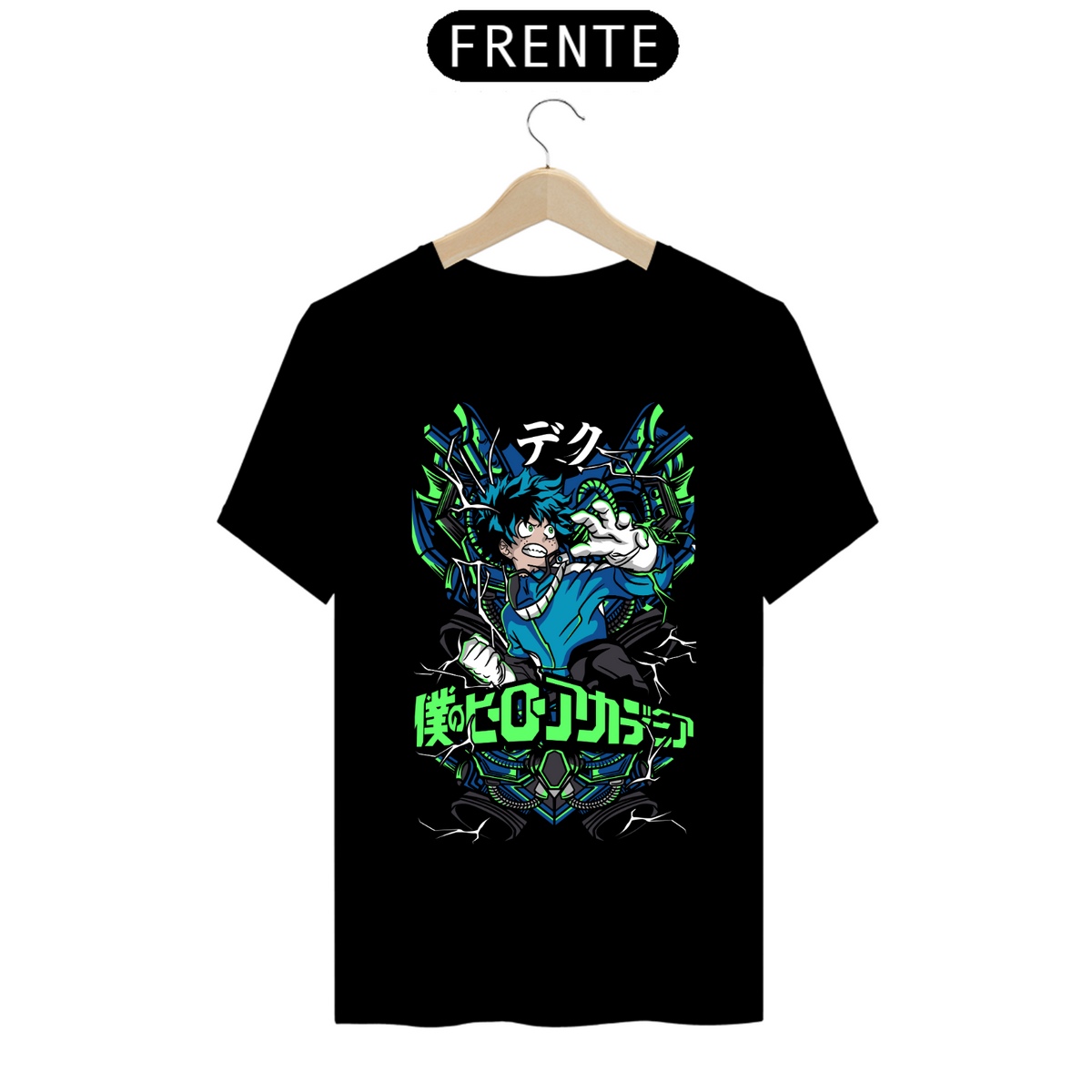 Nome do produto: Camiseta - Izuku Midoriya (My Hero Academia)