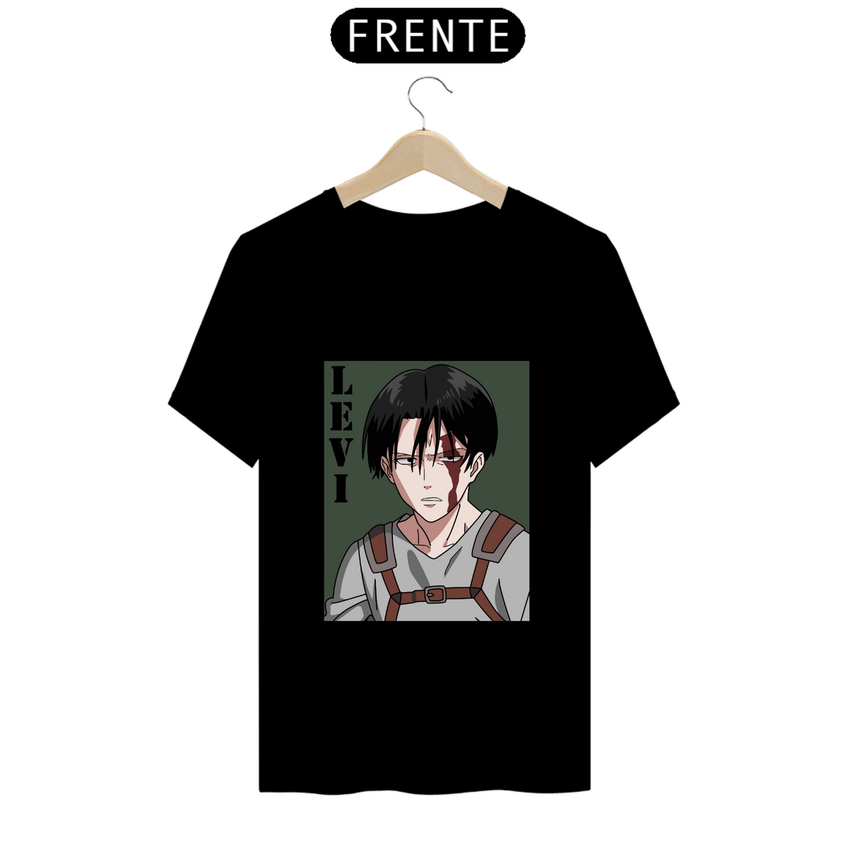 Nome do produto: Camiseta - Levi Ackerman (Attack on Titan)