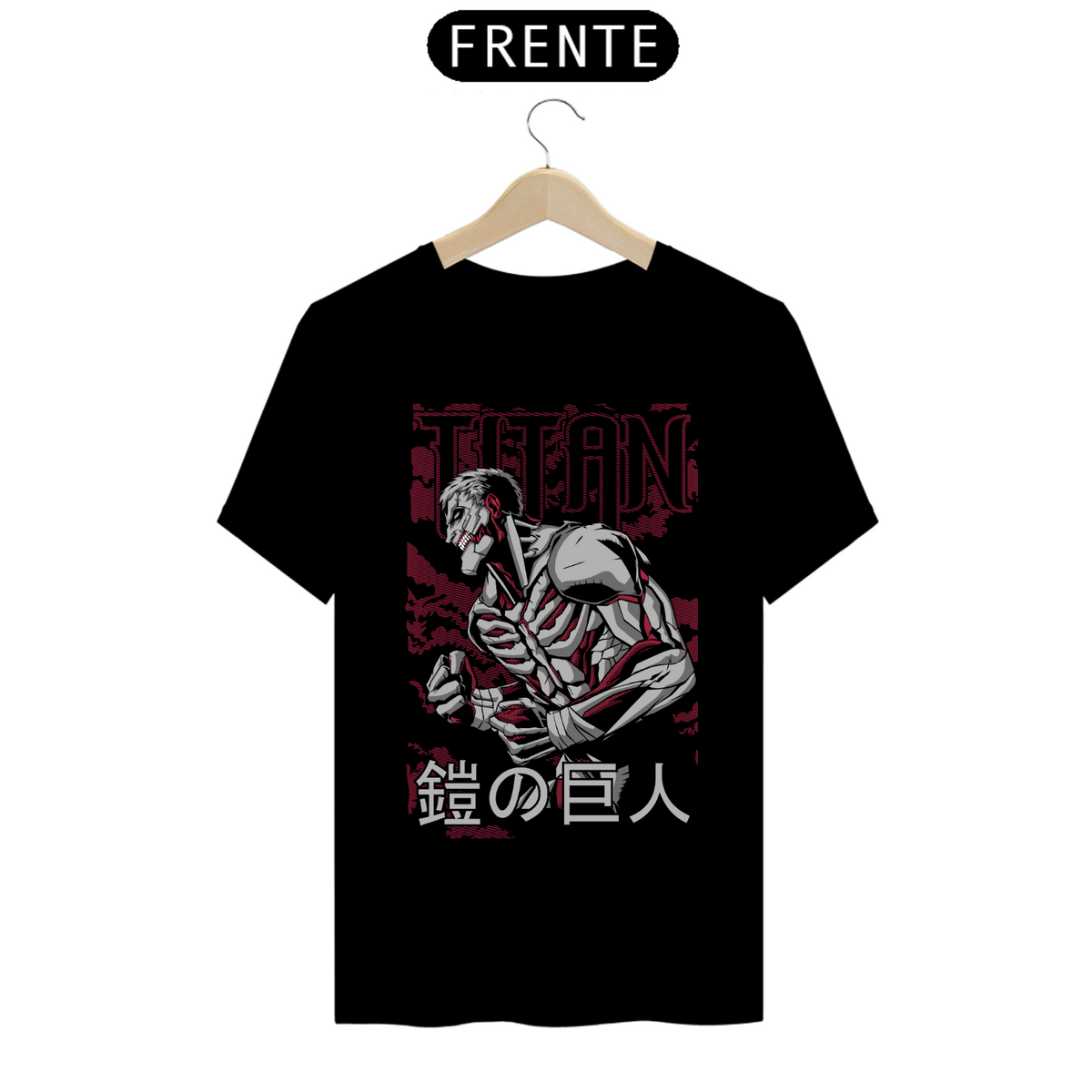 Nome do produto: Camiseta - Titã Blindado (Attack on Titan)