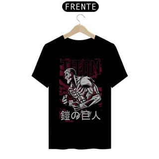 Nome do produtoCamiseta - Titã Blindado (Attack on Titan)