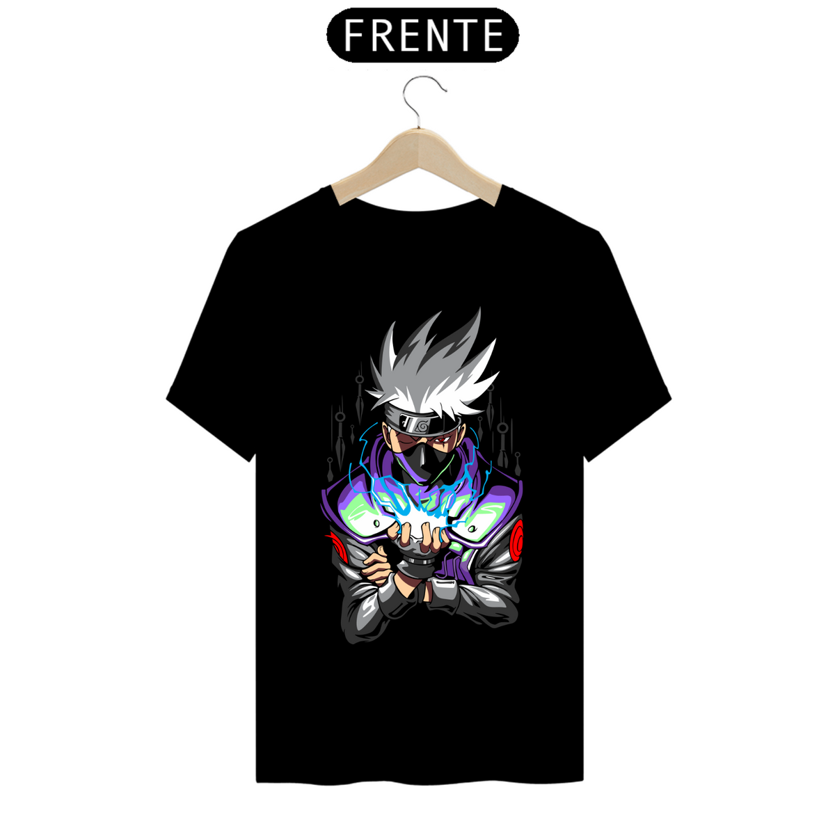 Nome do produto: Camiseta - Kakashi Hatake (Naruto)