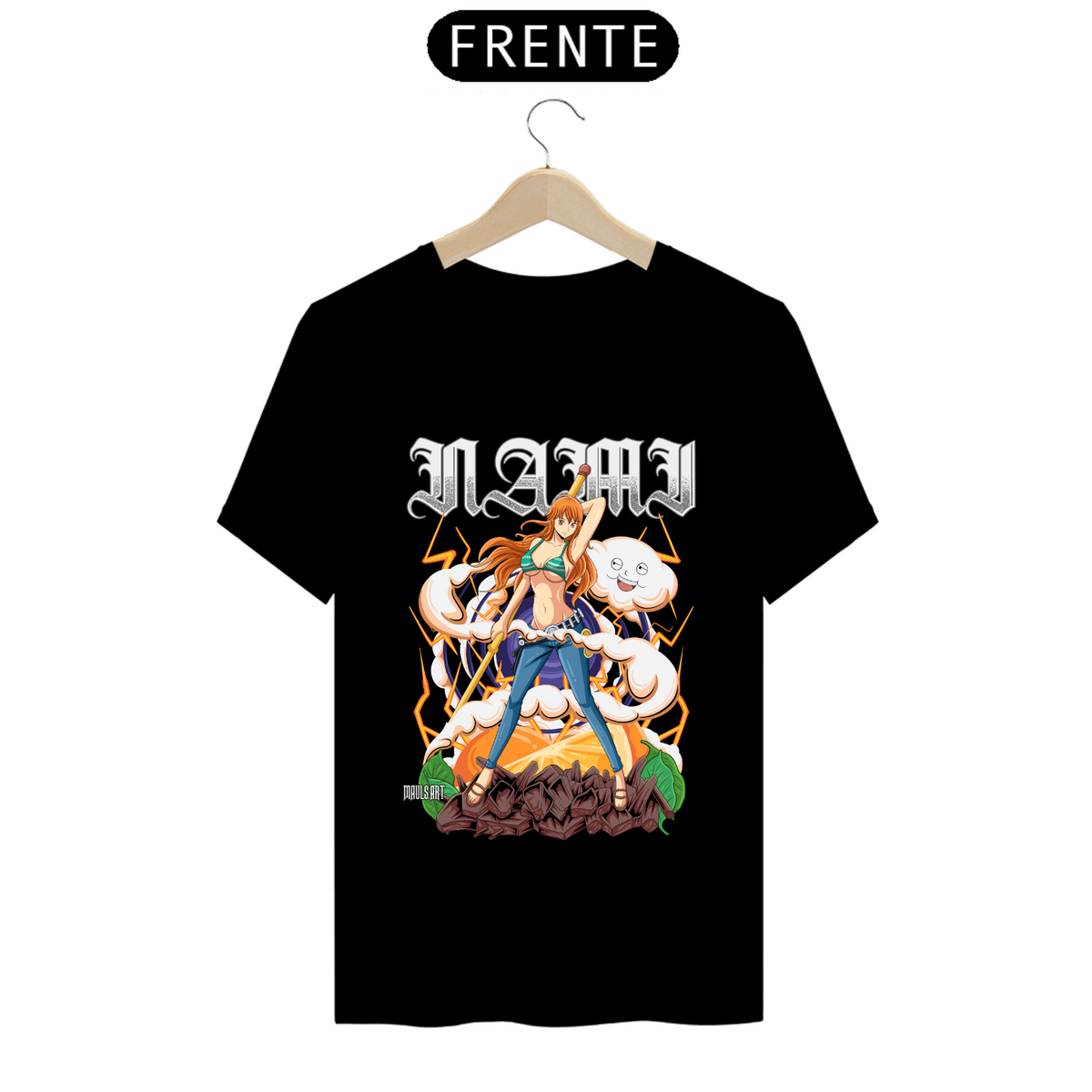 Nome do produto: Camiseta - Nami (One Piece)