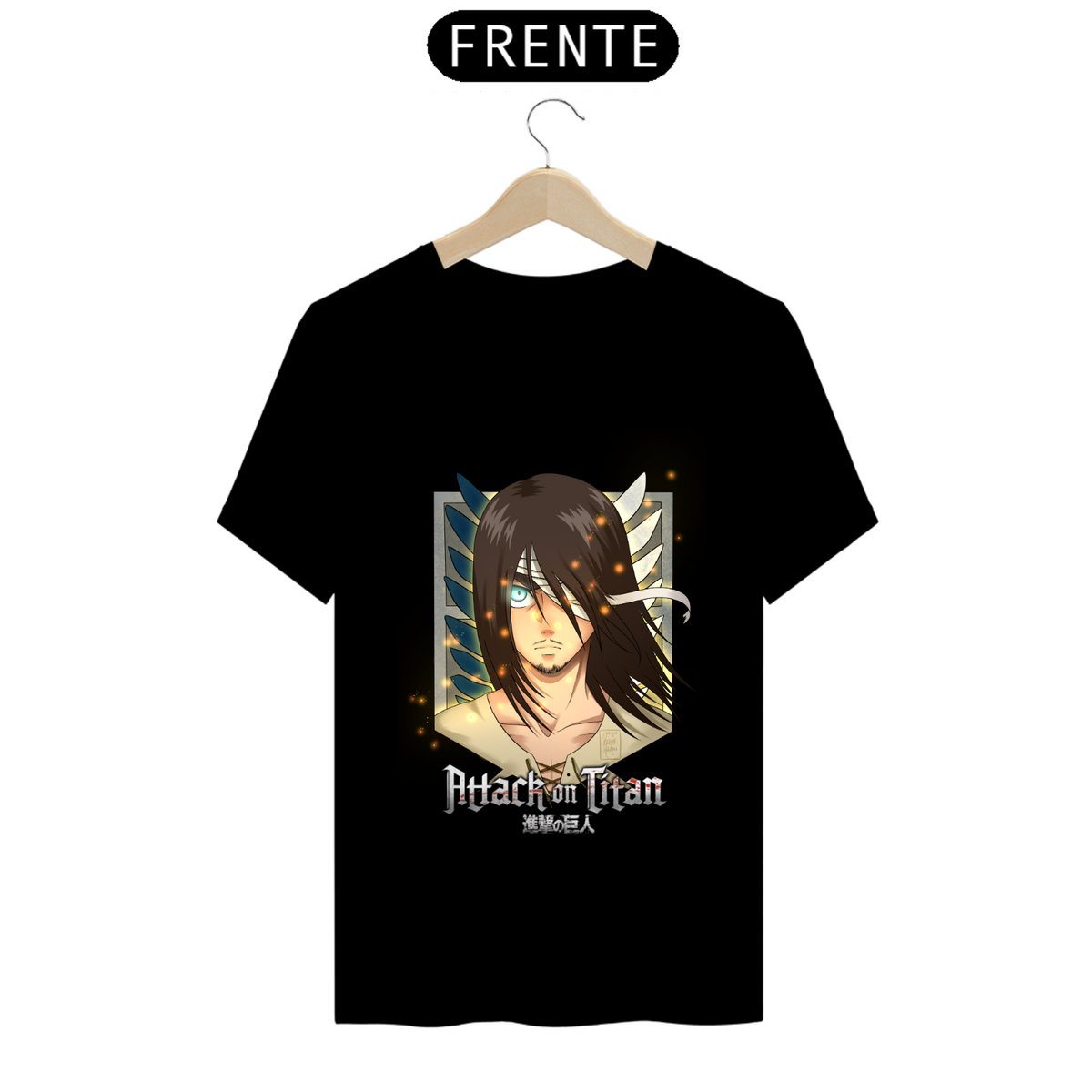 Nome do produto: Camiseta - Eren Yeager (Attack on Titan)