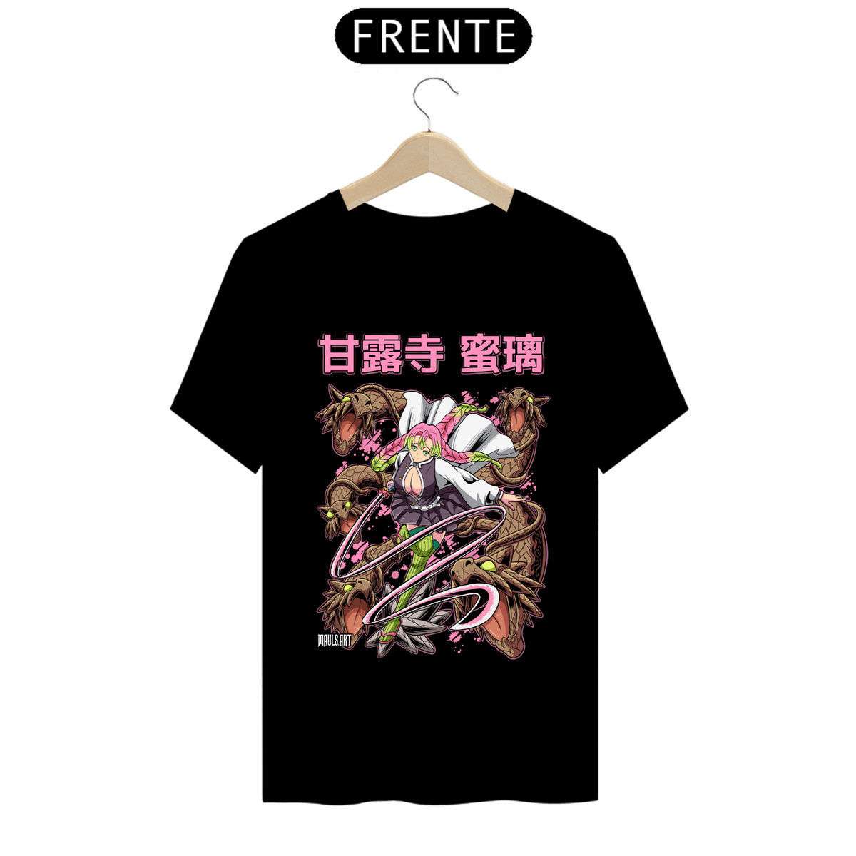 Nome do produto: Camiseta - Mitsuri Kanroji (Demon Slayer)