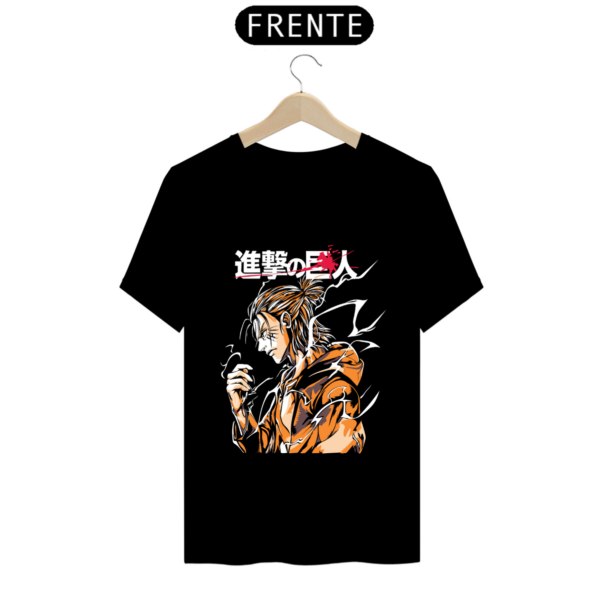 Nome do produto: Camiseta - Eren Yeager (Attack on Titan)