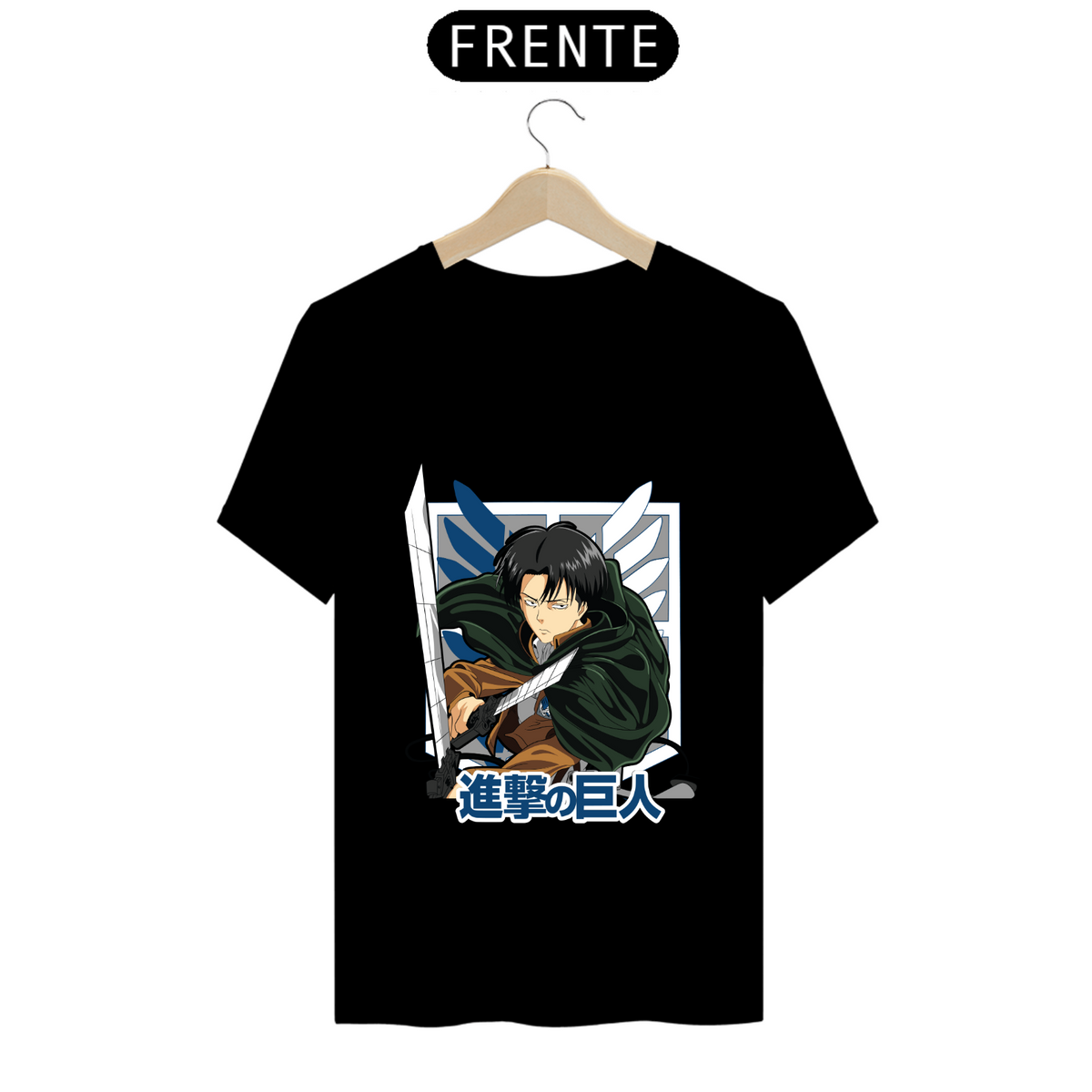 Nome do produto: Camiseta - Levi Ackerman (Attack on Titan)