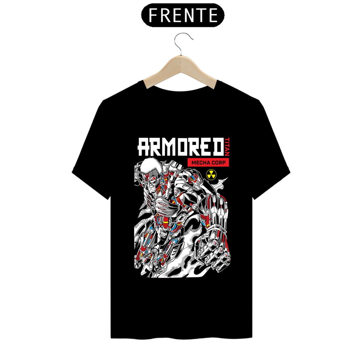 Nome do produto: Camiseta - Futuristic Armored (Attack on Titan)