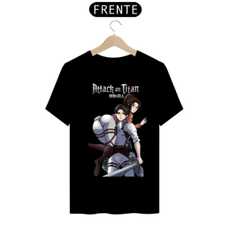 Nome do produtoCamiseta - Levi & Hange (Attack on Titan)