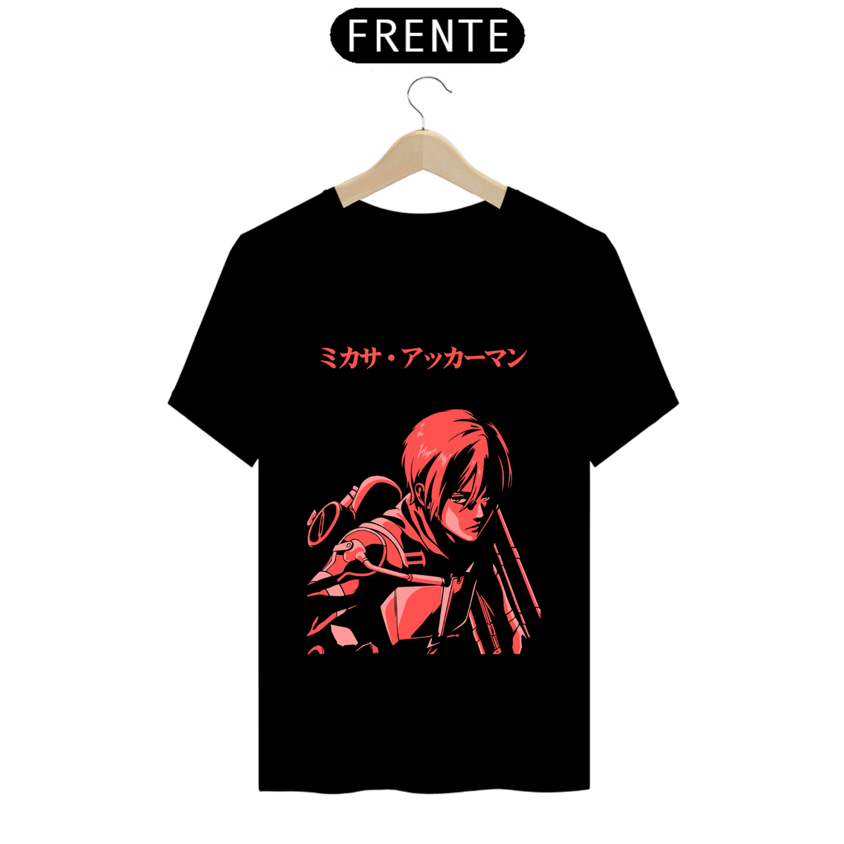 Nome do produto: Camiseta - Mikasa Ackerman (Attack on Titan)