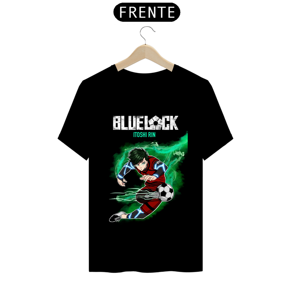 Nome do produto: Camiseta - Rin Itoshi (Blue Lock)