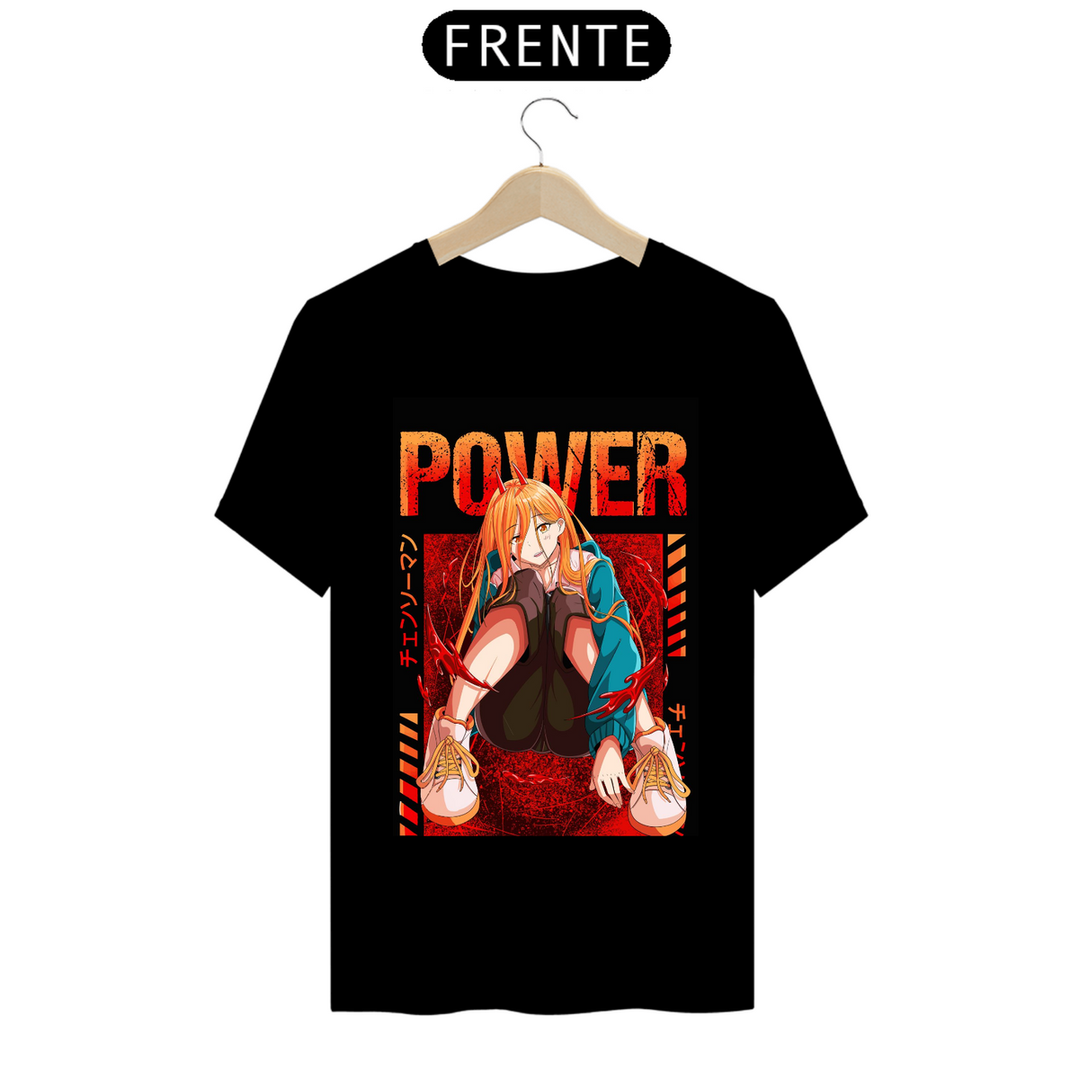 Nome do produto: Camiseta - Power (Chainsaw Man)