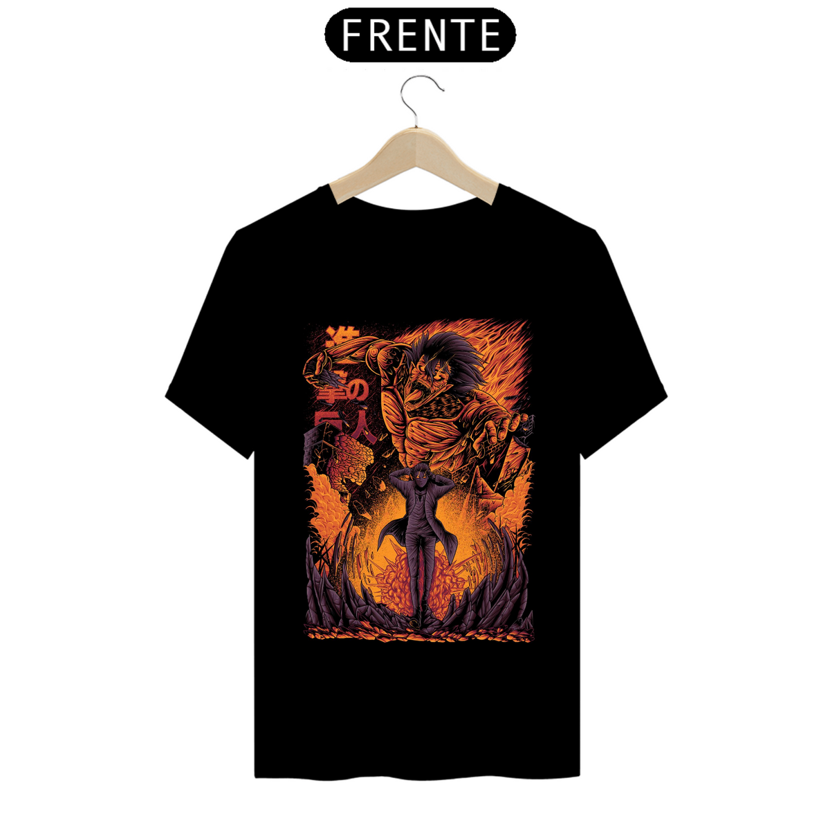 Nome do produto: Camiseta - Eren Yeager Season 4 (Attack on Titan)