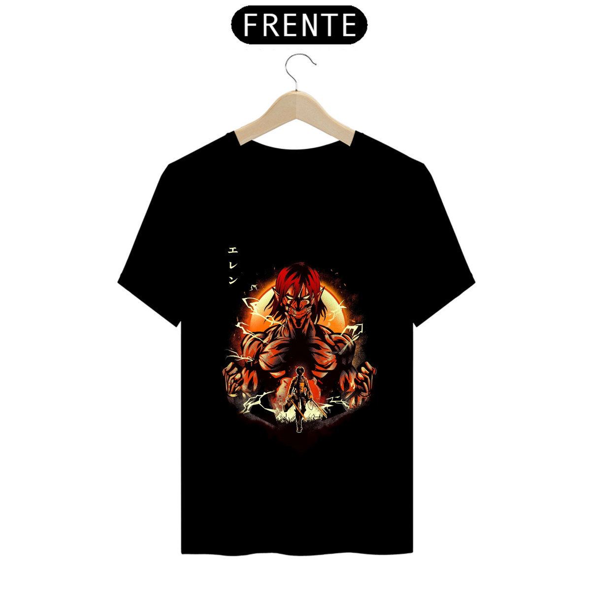 Nome do produto: Camiseta - Eren Yeager (Attack on Titan)