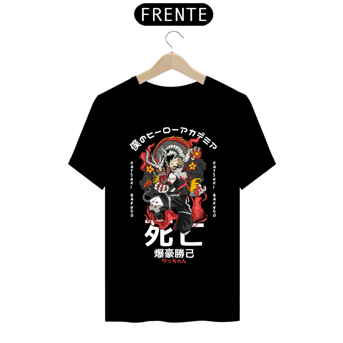 Nome do produto: Camiseta - Katsuki Bakugo (My Hero Academia)