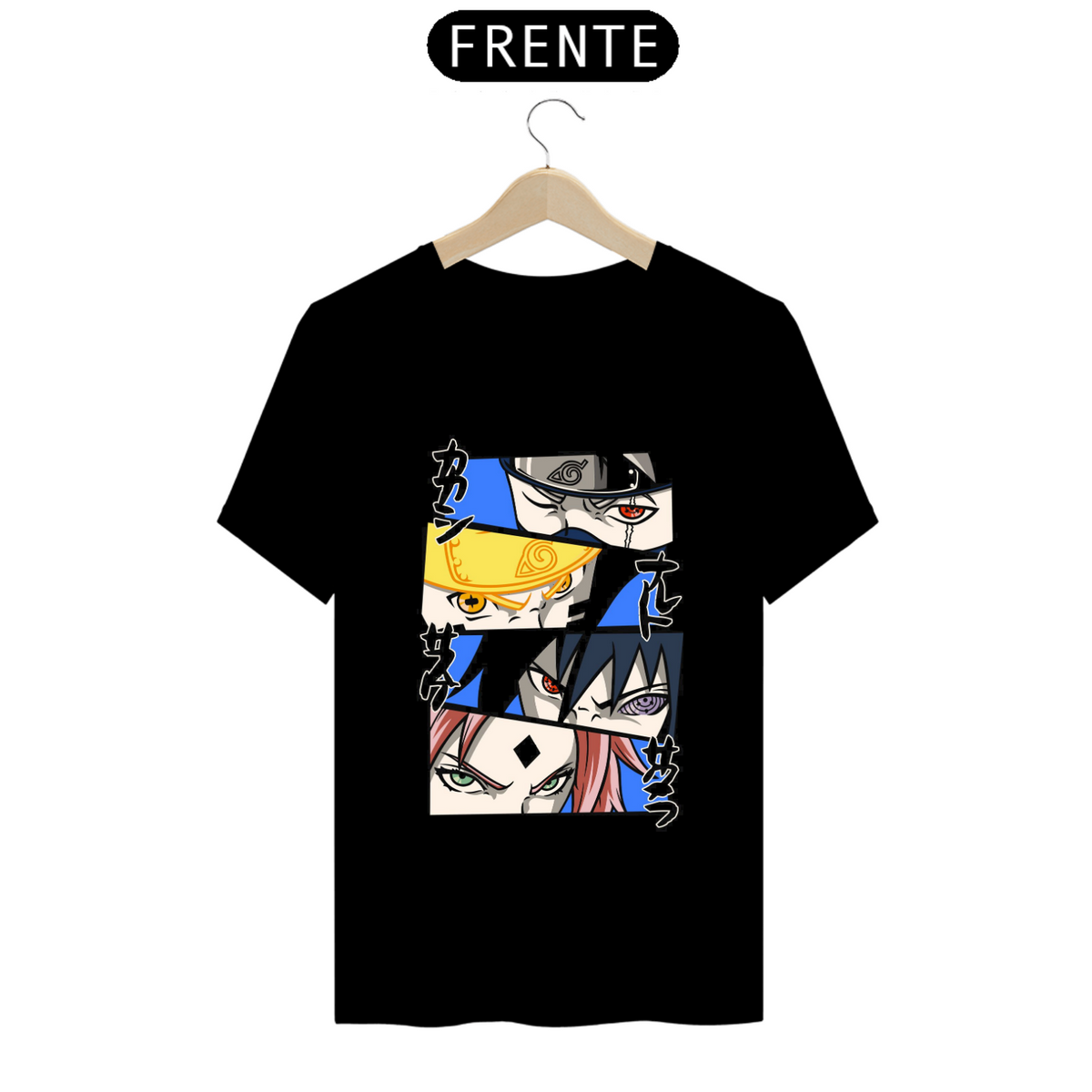 Nome do produto: Camiseta - Team 7 (Naruto Shippuden)