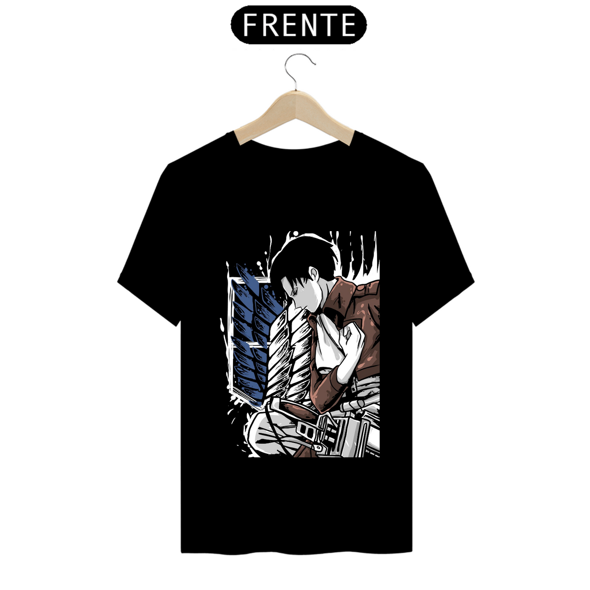 Nome do produto: Camiseta - Levi Ackerman (Attack on Titan)