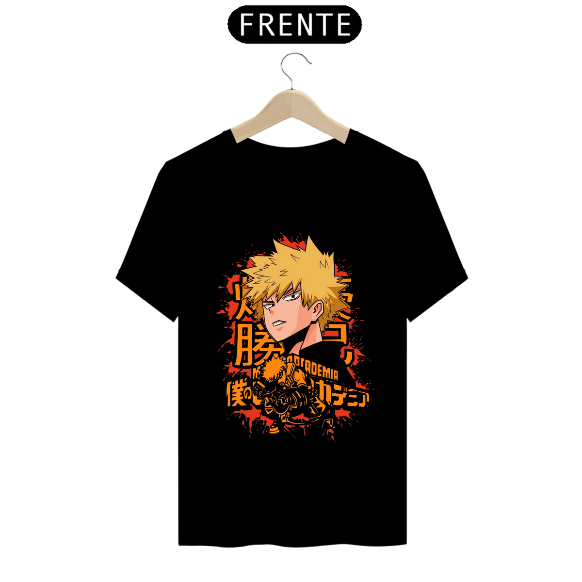 Nome do produto: Camiseta - Katsuki Bakugo (My Hero Academia)