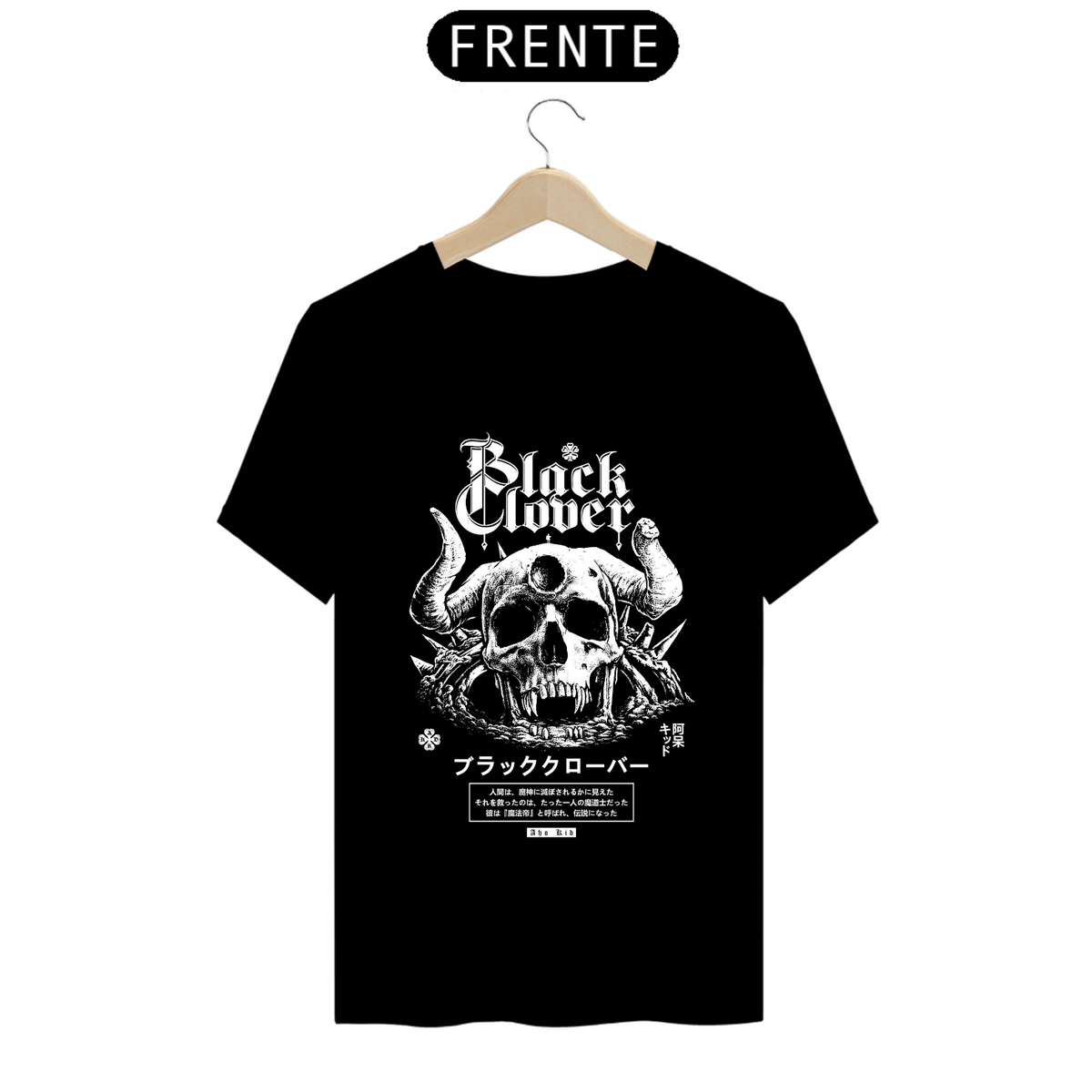 Nome do produto: Camiseta - Black Clover