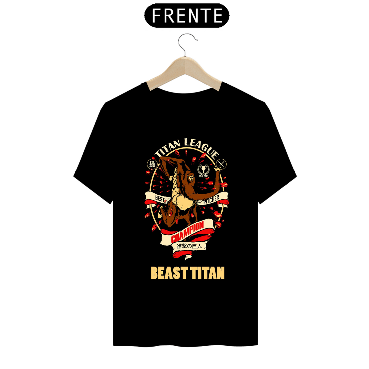 Nome do produto: Camiseta - Titã Bestial (Attack on Titan)