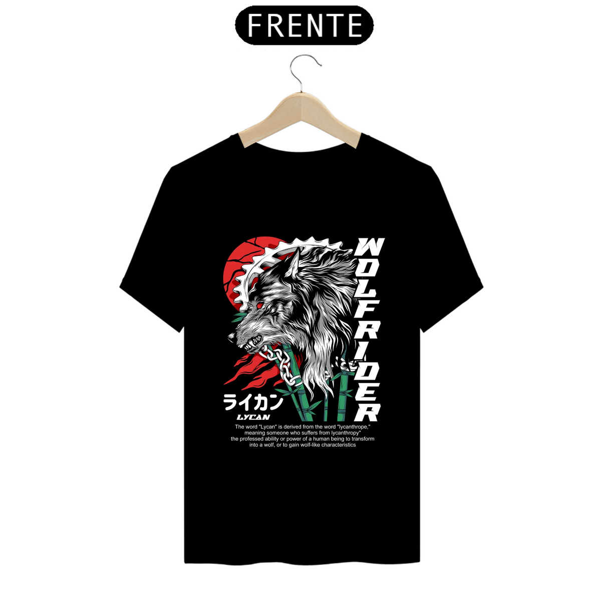 Nome do produto: Camiseta - Wolf Rider