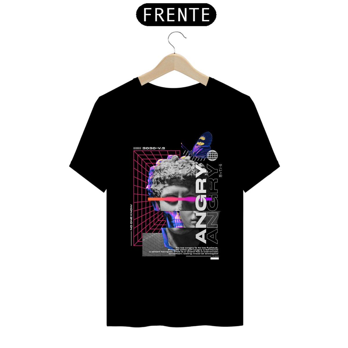 Nome do produto: Camiseta - Angry Abstract Brutalism