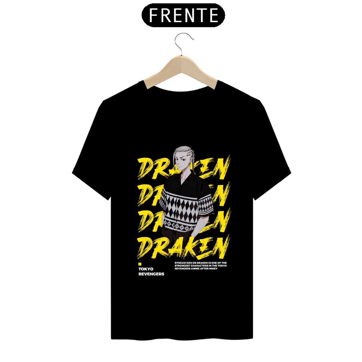 Nome do produto: Camiseta - Draken (Tokyo Revengers)