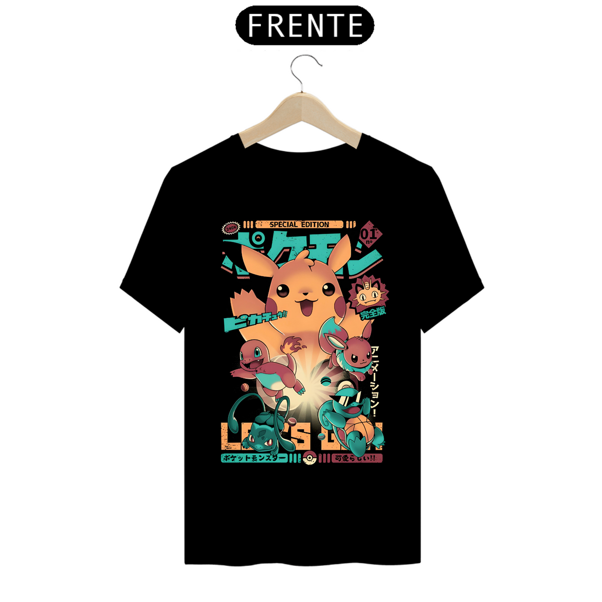 Nome do produto: Camiseta - Pokémon