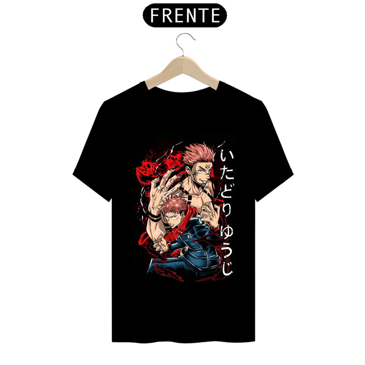 Nome do produto: Camiseta - Sukuna & Itadori (Jujutsu Kaisen)