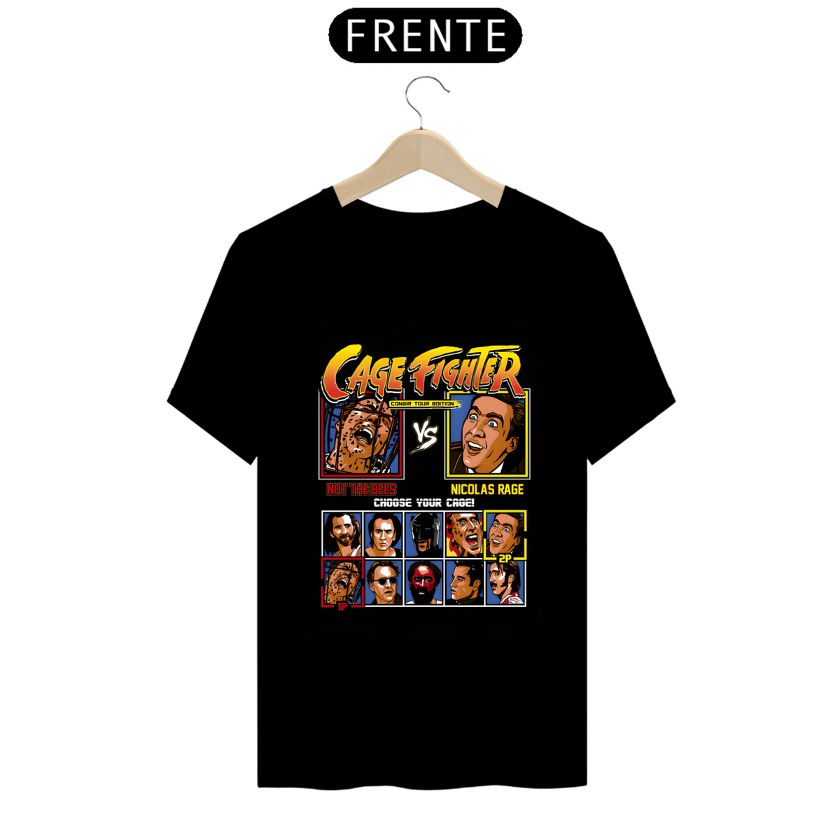 Nome do produto: Camiseta - Nicolas Cage Fighter