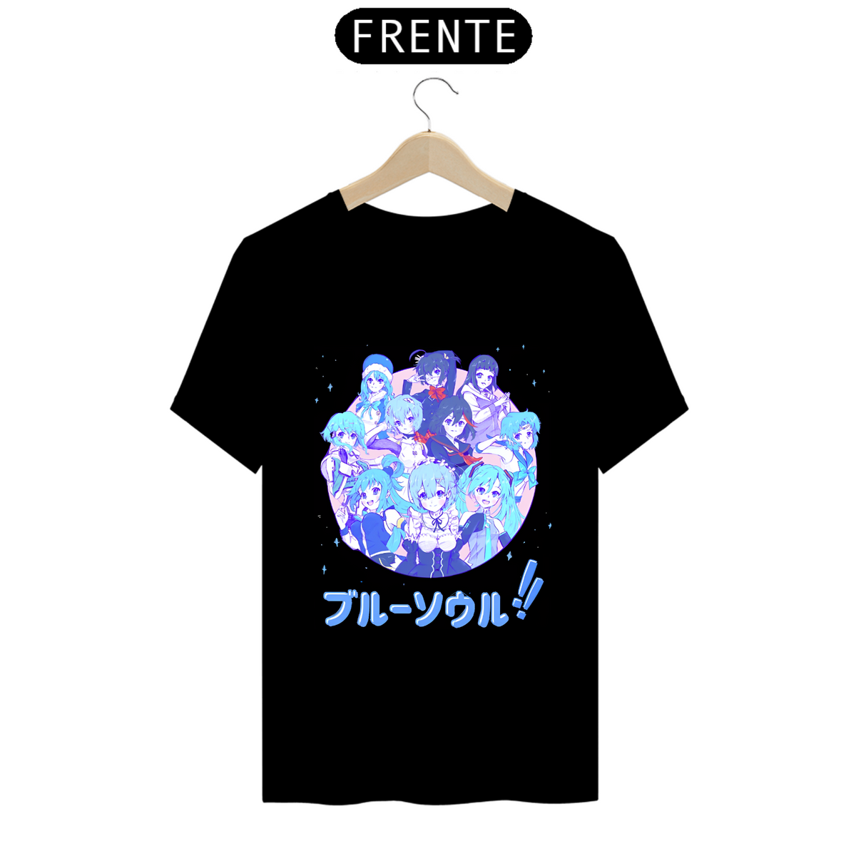 Nome do produto: Camiseta - Blue Waifus