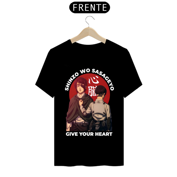 Camiseta - Hange & Levi (Attack on Titan)