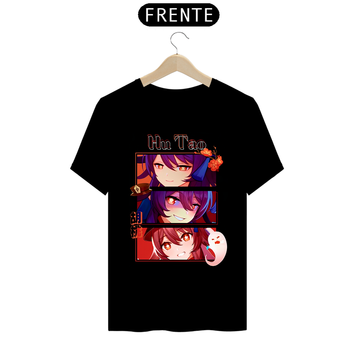 Nome do produto: Camiseta - HuTao (Genshin Impact)