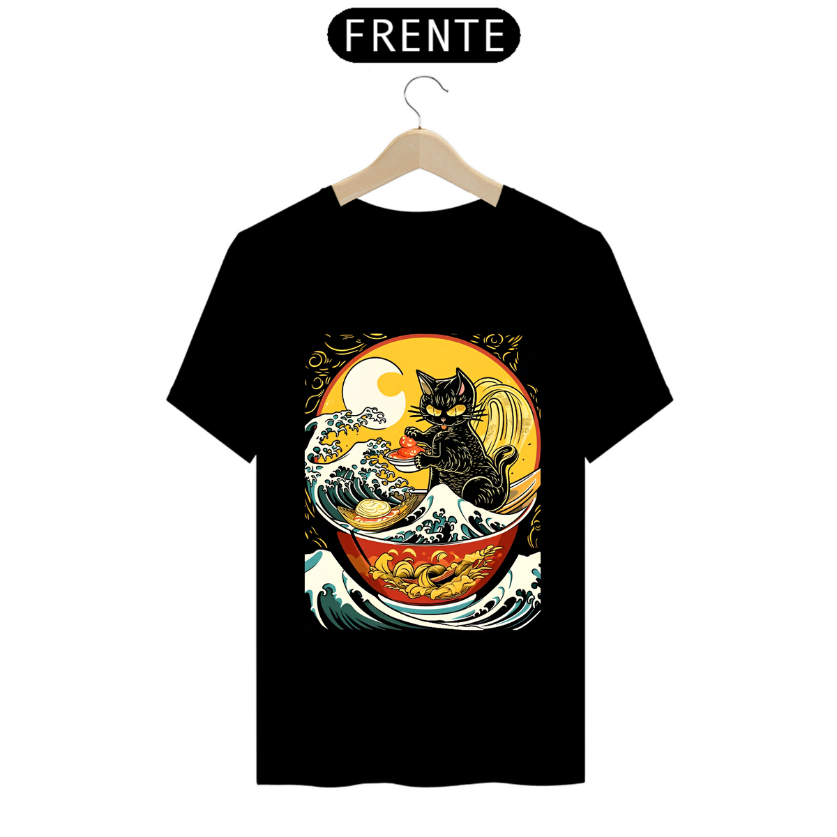 Nome do produto: Camiseta - Ramen Cat