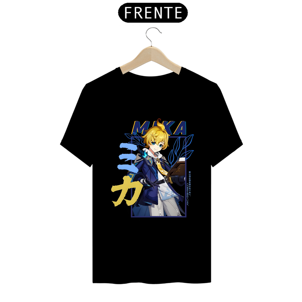 Nome do produto: Camiseta - Mika (Genshin Impact)