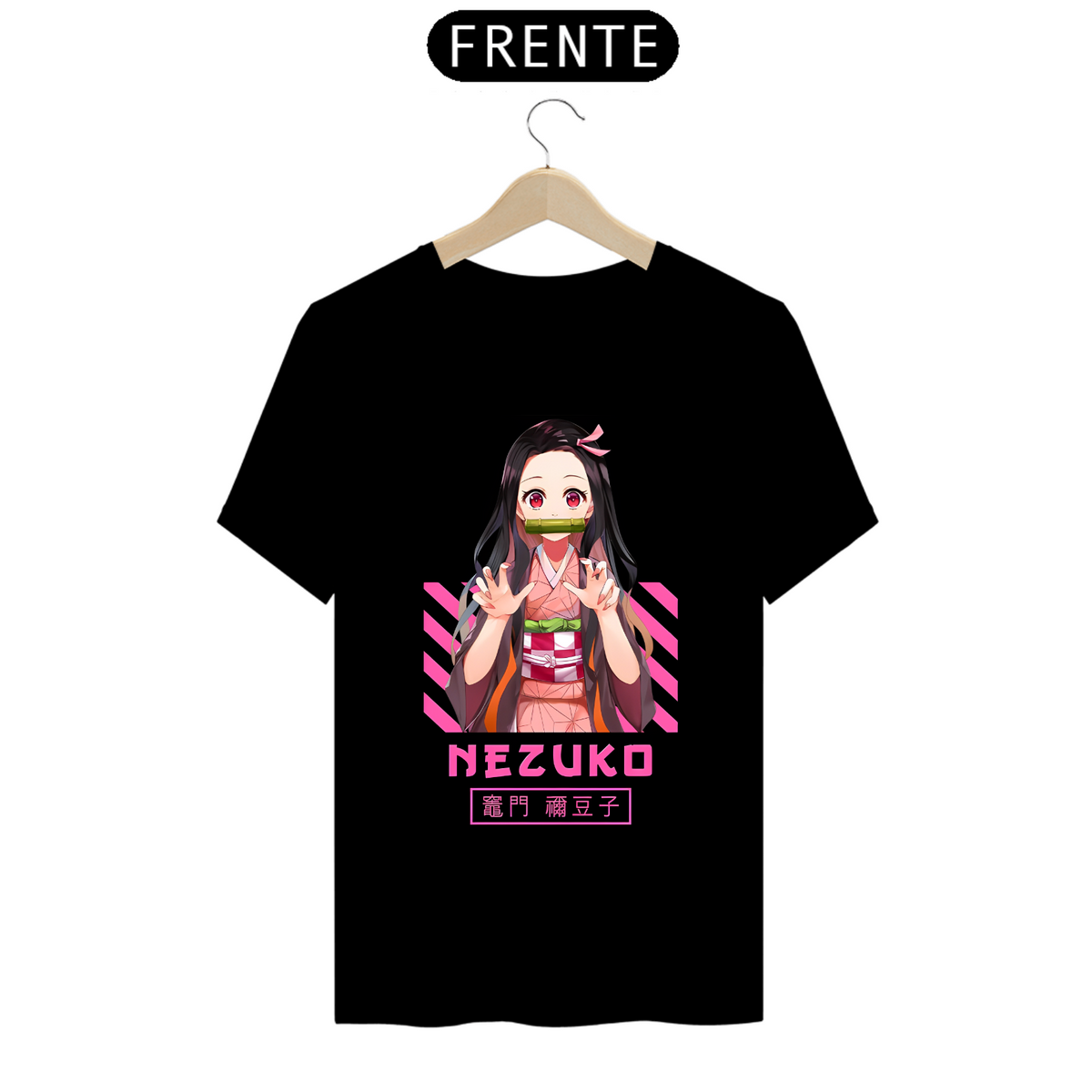 Nome do produto: Camiseta - Nezuko Kamado (Demon Slayer)