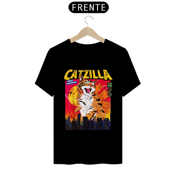 Camiseta - Catzilla - King of the Meowsters