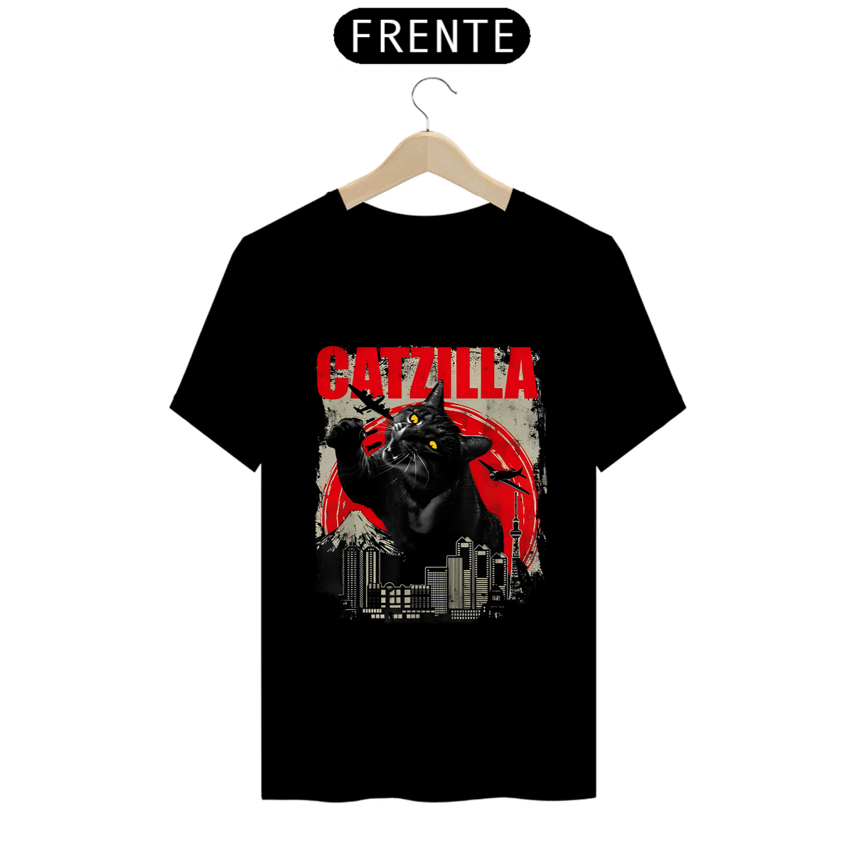 Nome do produto: Camiseta - Catzilla